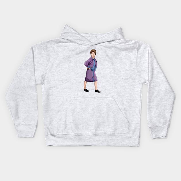 The Church Lady Kids Hoodie by FanboyMuseum